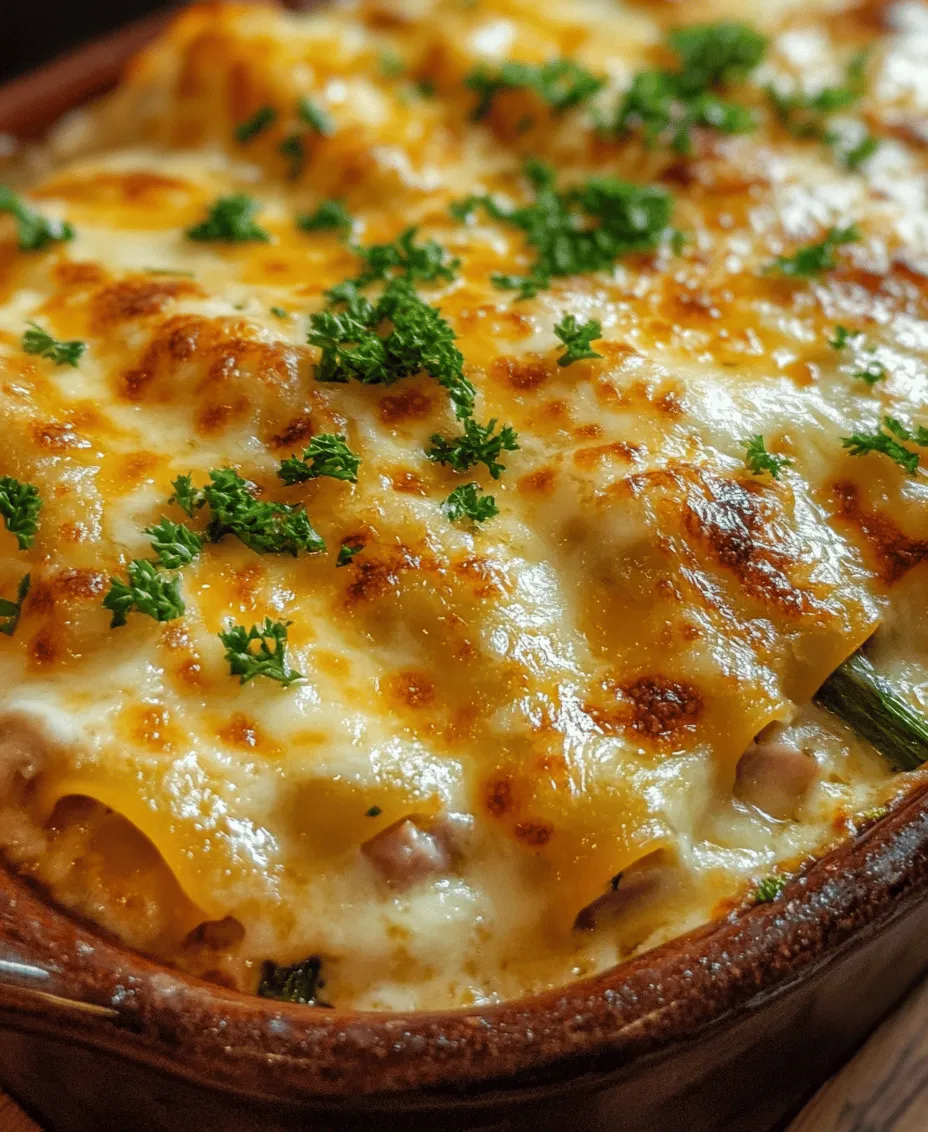 Delve into the world of comfort food with our Ham & Asparagus Lasagna Delight. This unique twist on traditional lasagna takes the classic Italian favorite and infuses it with the savory flavors of ham and the vibrant freshness of asparagus. Combining creamy cheeses and tender pasta, this dish is not only a feast for the eyes but also a delightful treat for the taste buds. Ideal for family gatherings or a cozy dinner at home, this Ham & Asparagus Lasagna is sure to become a staple in your culinary repertoire.