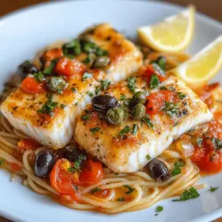 When it comes to Italian cuisine, few dishes are as vibrant and full of flavor as Puttanesca sauce. Originating from the bustling streets of Naples, this sauce is a delightful blend of tomatoes, olives, capers, and garlic, creating a rich, savory base that tantalizes the taste buds. Traditionally served with pasta, the Puttanesca sauce has evolved over time, allowing for a variety of interpretations, including the inclusion of fresh fish.