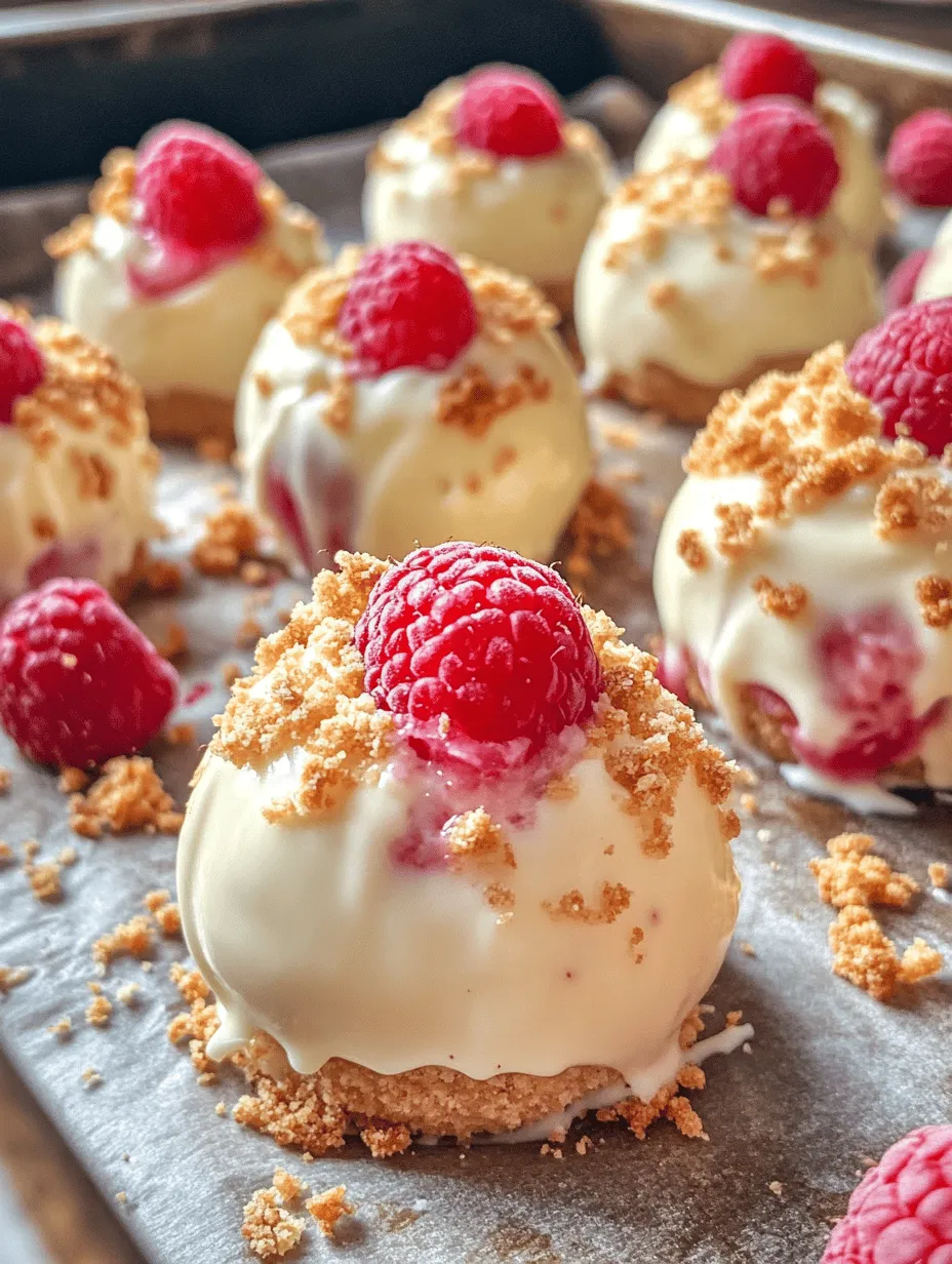 If you're looking for an indulgent treat that perfectly balances sweetness and tartness, look no further than white chocolate raspberry cheesecake balls. This delightful dessert combines the creamy, rich texture of cheesecake with the smooth sweetness of white chocolate and the vibrant tang of fresh raspberries, creating a mouthwatering experience that is sure to impress. Whether you're hosting a gathering, preparing for a holiday celebration, or simply want to treat yourself, these cheesecake balls are a versatile snack or dessert that can be easily customized to suit any occasion.