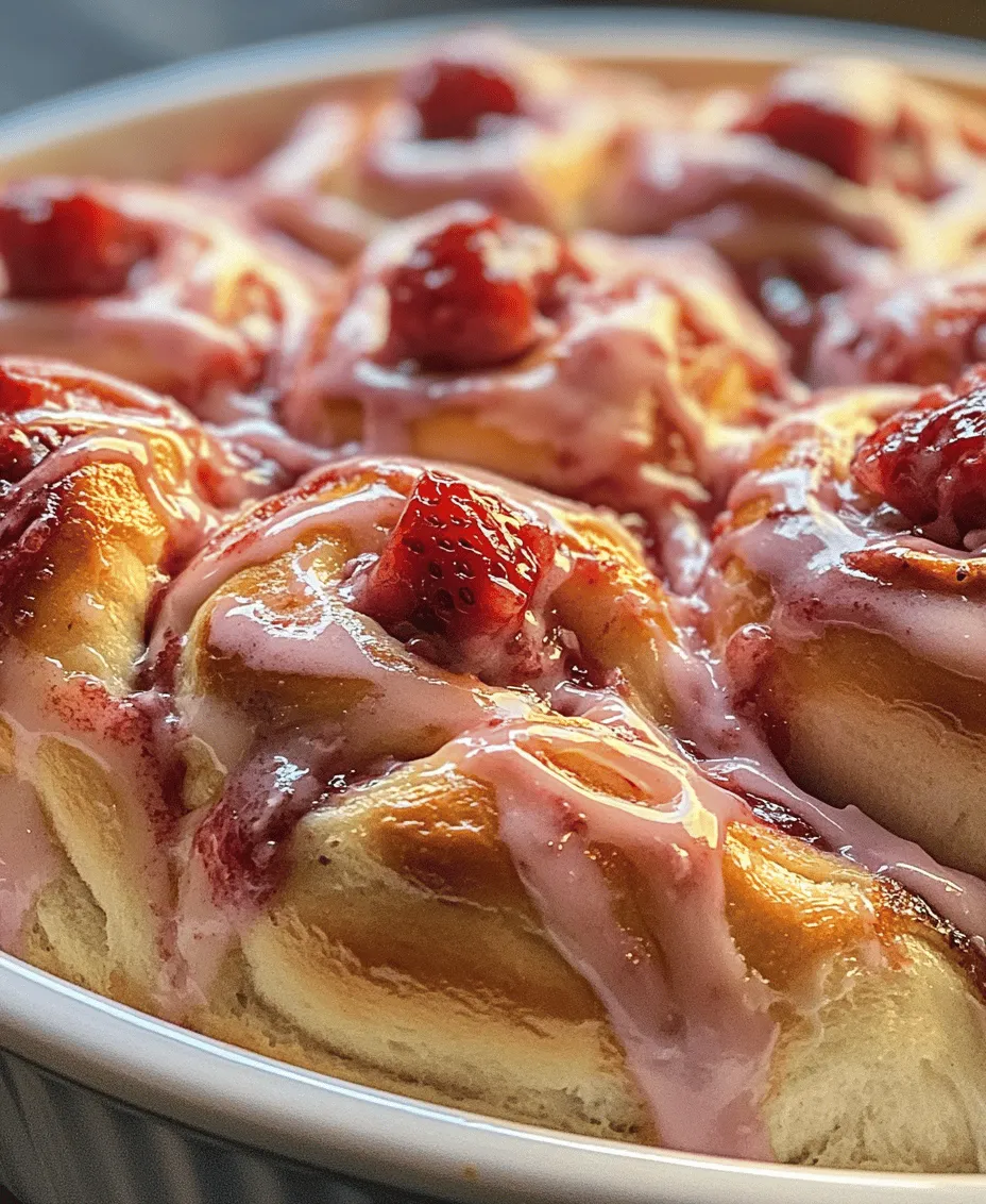 At the heart of every great sweet roll lies the dough. It serves as the canvas upon which all the delicious flavors and textures are built. A good dough is light, airy, and has the perfect amount of sweetness to complement the filling and glaze. In this recipe, we will use a simple yet effective dough that elevates the overall experience of the Strawberry Cheesecake Sweet Rolls.