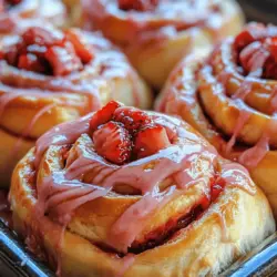 At the heart of every great sweet roll lies the dough. It serves as the canvas upon which all the delicious flavors and textures are built. A good dough is light, airy, and has the perfect amount of sweetness to complement the filling and glaze. In this recipe, we will use a simple yet effective dough that elevates the overall experience of the Strawberry Cheesecake Sweet Rolls.