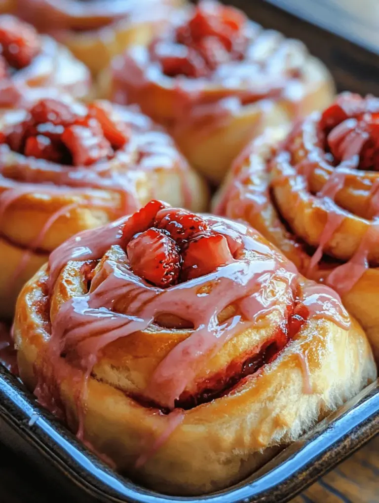 At the heart of every great sweet roll lies the dough. It serves as the canvas upon which all the delicious flavors and textures are built. A good dough is light, airy, and has the perfect amount of sweetness to complement the filling and glaze. In this recipe, we will use a simple yet effective dough that elevates the overall experience of the Strawberry Cheesecake Sweet Rolls.