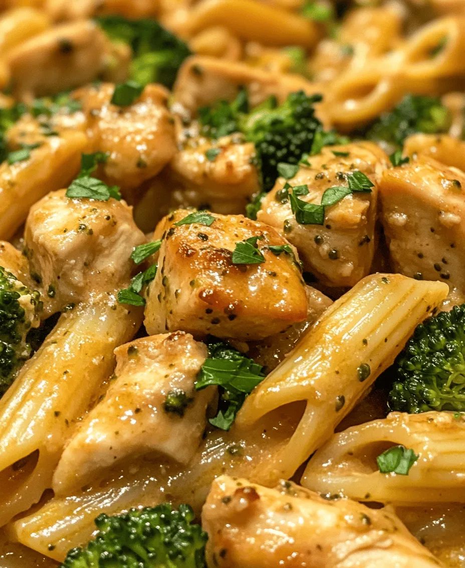 Creamy Garlic Chicken and Broccoli Pasta is a dish that harmoniously combines rich flavors with nutritious ingredients, making it a beloved staple in many households. The delightful mix of creamy sauce, tender chicken, and vibrant broccoli creates an indulgent meal that is both comforting and satisfying. With its ability to be prepared in just 30 minutes, this recipe is perfect for busy weeknights when time is of the essence, yet you still want to enjoy a wholesome, homemade dinner.