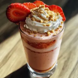 Imagine a warm, sunny day when all you crave is something refreshing yet indulgent. Enter the Strawberry Cheesecake Milkshake—a delightful fusion of sweet strawberries, creamy cheesecake, and smooth ice cream that tantalizes the taste buds. This luscious milkshake is not just a treat; it’s a celebration of flavors that brings back fond memories of summer picnics and cozy family gatherings. The blend of fresh strawberries and rich cheesecake essence creates an irresistible drink that is both satisfying and refreshing.