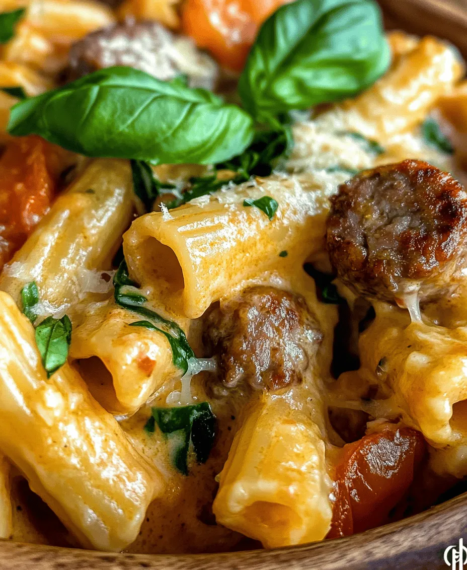 Creamy sausage rigatoni is a delightful dish that brings a touch of warmth and richness to the dinner table. This pasta dish combines the robust flavors of Italian sausage with the creamy goodness of a velvety sauce, making it an irresistible option for any pasta lover. Each bite offers a comforting blend of textures and tastes, ensuring that it quickly becomes a family favorite.