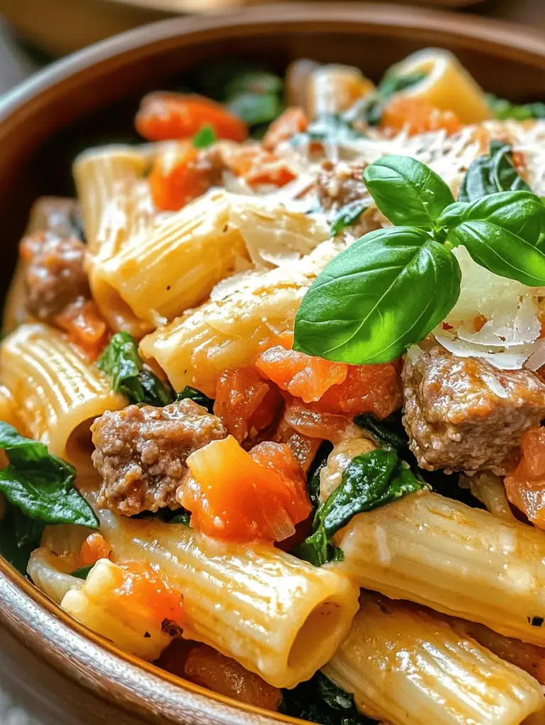 Creamy sausage rigatoni is a delightful dish that brings a touch of warmth and richness to the dinner table. This pasta dish combines the robust flavors of Italian sausage with the creamy goodness of a velvety sauce, making it an irresistible option for any pasta lover. Each bite offers a comforting blend of textures and tastes, ensuring that it quickly becomes a family favorite.