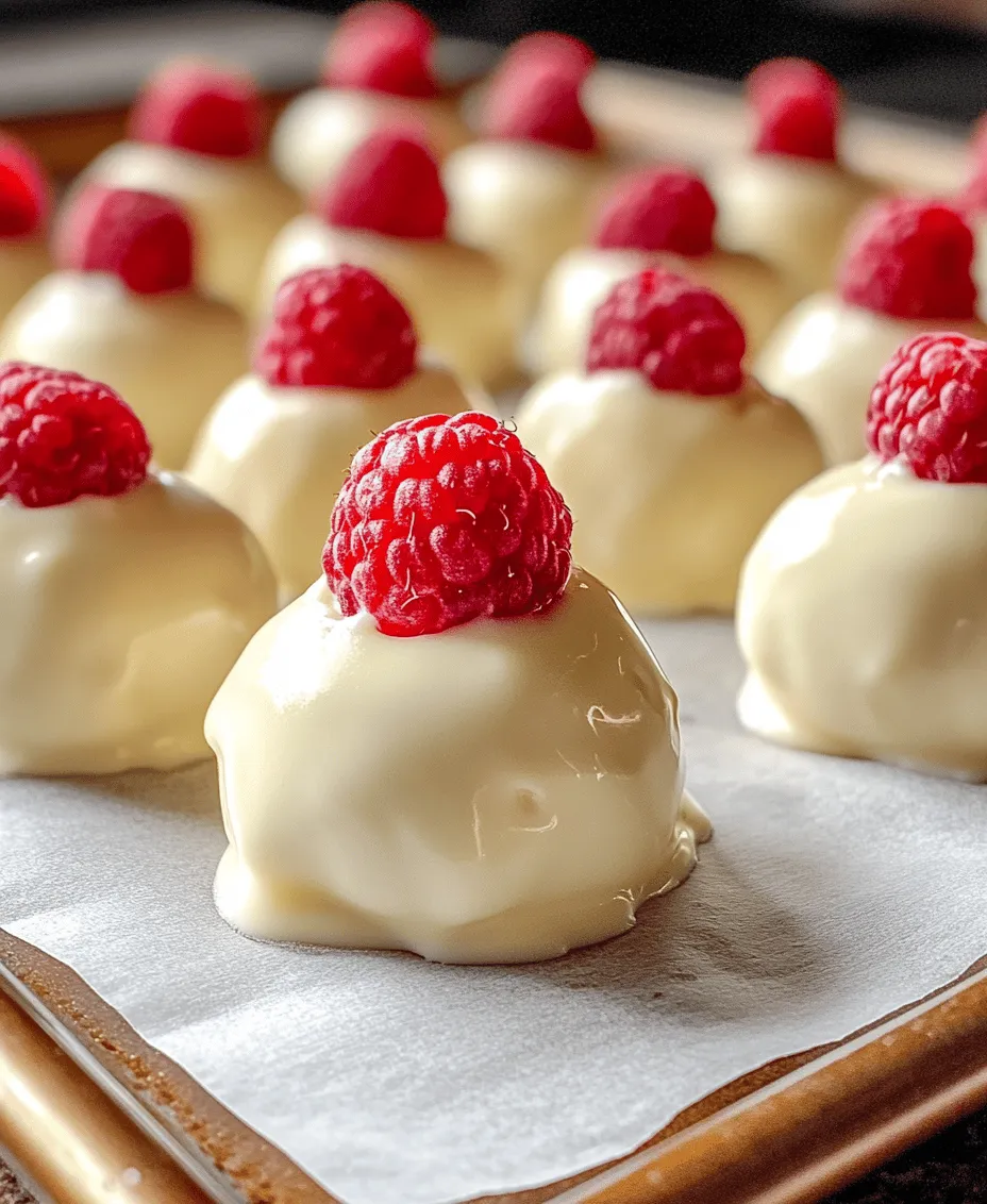 Desserts have an incredible ability to evoke joy and celebration, and few treats capture this essence as beautifully as White Chocolate Raspberry Cheesecake Balls. These delightful bite-sized desserts combine the rich creaminess of cheesecake with the tartness of fresh raspberries, all encased in a luscious white chocolate coating. Whether you're hosting a festive gathering or simply indulging in a sweet treat at home, these cheesecake balls promise to impress with their flavor and presentation.