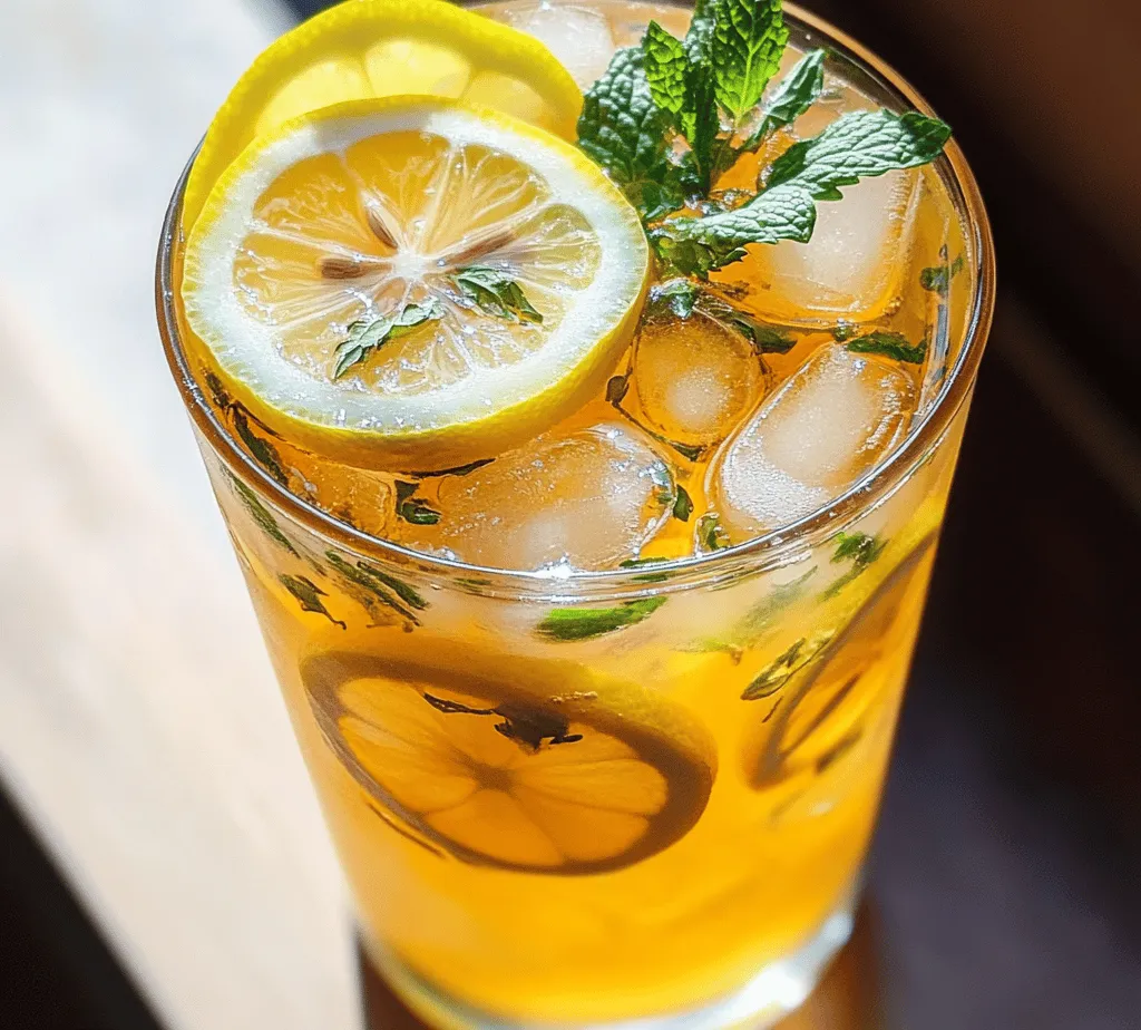 Iced tea has long been a beloved beverage, especially during warm weather. Its refreshing qualities make it the perfect drink for cooling down on a hot summer day, enjoying alongside a picnic, or simply unwinding in your backyard. While traditional iced tea comes in a variety of flavors, the Lemon Vanilla Iced Tea offers a unique twist that elevates this classic drink to new heights. By blending the zesty brightness of fresh lemons with the soothing warmth of vanilla, this recipe creates a harmonious flavor profile that is both invigorating and comforting.