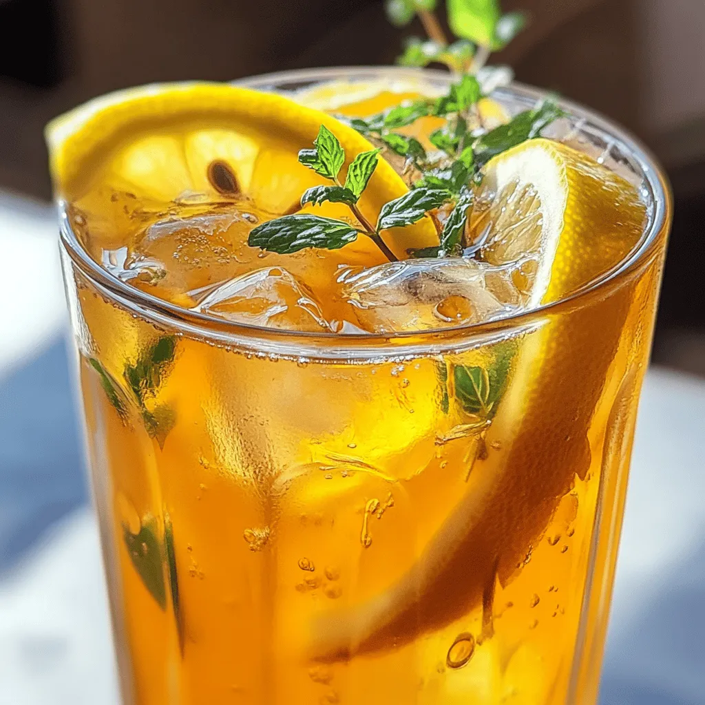 Iced tea has long been a beloved beverage, especially during warm weather. Its refreshing qualities make it the perfect drink for cooling down on a hot summer day, enjoying alongside a picnic, or simply unwinding in your backyard. While traditional iced tea comes in a variety of flavors, the Lemon Vanilla Iced Tea offers a unique twist that elevates this classic drink to new heights. By blending the zesty brightness of fresh lemons with the soothing warmth of vanilla, this recipe creates a harmonious flavor profile that is both invigorating and comforting.