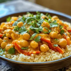 Welcome to the world of plant-based cuisine, where flavors come alive, and health benefits abound. One dish that beautifully encapsulates these elements is the Creamy Coconut Chickpea Curry. This delightful recipe harmonizes the richness of coconut milk with the heartiness of chickpeas, creating a comforting yet vibrant meal that is perfect for any night of the week.