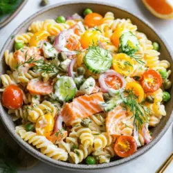Smoked salmon pasta salad is the epitome of a refreshing and satisfying dish that tantalizes the taste buds while offering a wealth of nutritional benefits. This dish combines the savory richness of smoked salmon with the satisfying texture of pasta and the crunch of fresh vegetables, creating a harmonious blend of flavors and textures. Whether you're looking for a light dinner option, a vibrant side dish for a summer picnic, or a crowd-pleaser for a potluck, this smoked salmon pasta salad fits the bill perfectly.