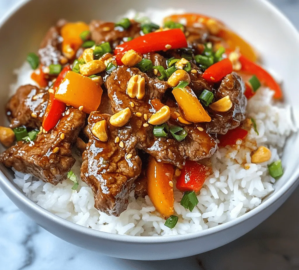 Kung Pao Beef is a beloved dish that exemplifies the rich tapestry of flavors found in Chinese cuisine. This stir-fried dish has its roots deeply embedded in the Sichuan province, where it was originally known as 