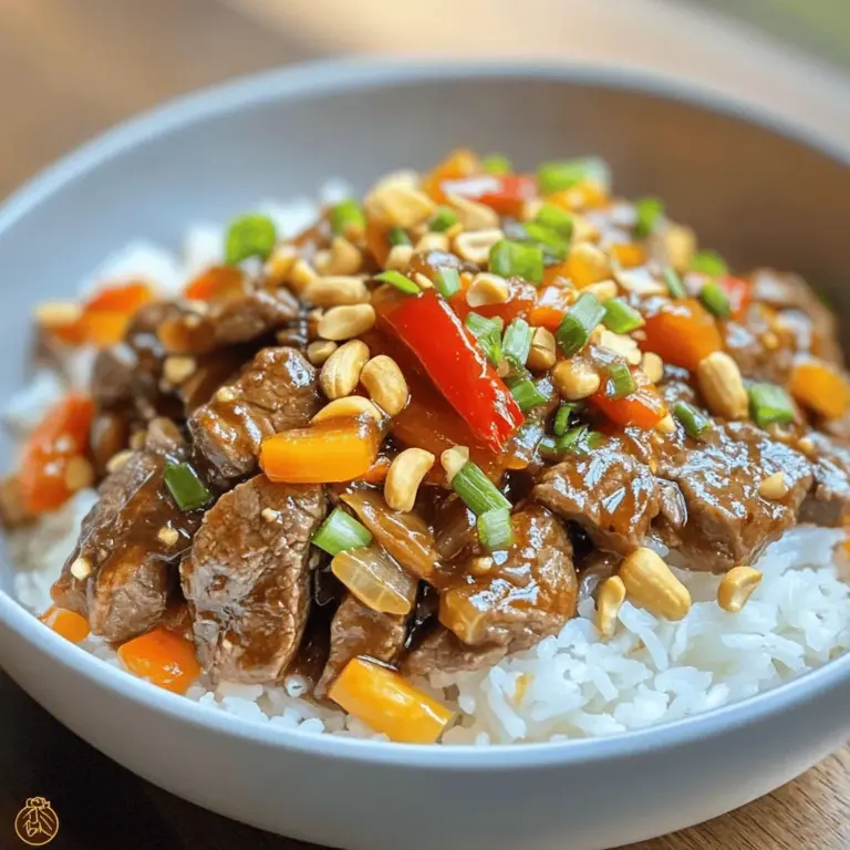 Kung Pao Beef is a beloved dish that exemplifies the rich tapestry of flavors found in Chinese cuisine. This stir-fried dish has its roots deeply embedded in the Sichuan province, where it was originally known as "Gong Bao," named after a Qing Dynasty official, Ding Baozhen, whose title was "Gong Bao." The dish has evolved over centuries, blending traditional Chinese cooking techniques with the bold, spicy flavors that Sichuan cuisine is famous for. Today, Kung Pao Beef is a staple not only in Chinese households but also in restaurants around the globe, celebrated for its unique combination of savory, sweet, and spicy elements.