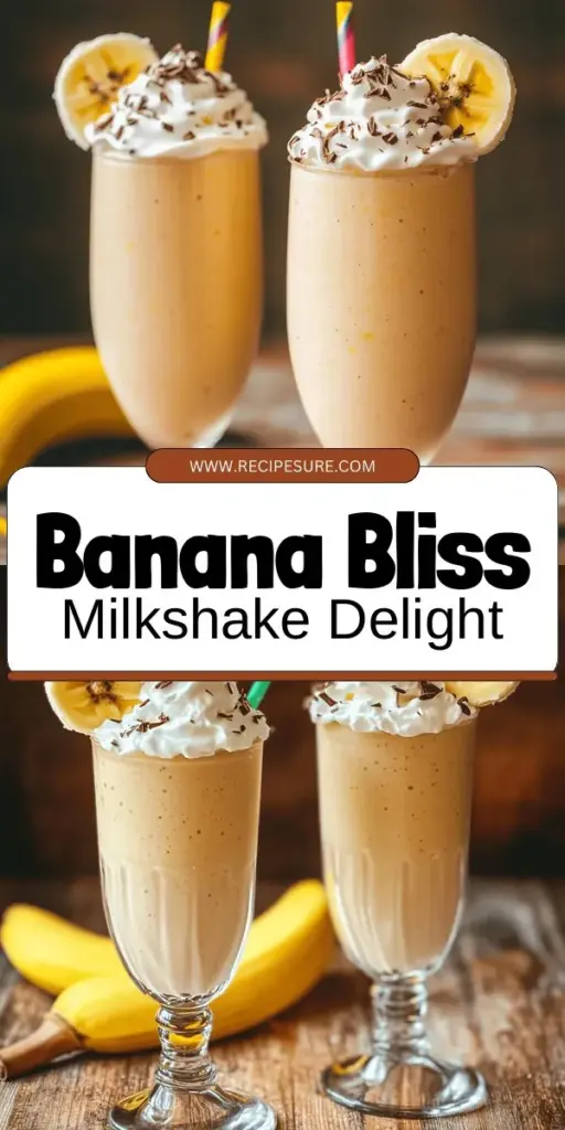 Indulge in the Creamy Banana Bliss Milkshake, a refreshing treat that's perfect for all ages! This easy recipe combines ripe bananas with your choice of milk and ice cream for a deliciously smooth and creamy drink. Whether you prefer traditional dairy or a dairy-free alternative, this milkshake is customizable to fit any dietary need. Visit now to explore the full recipe and whip up your own creamy delight today!