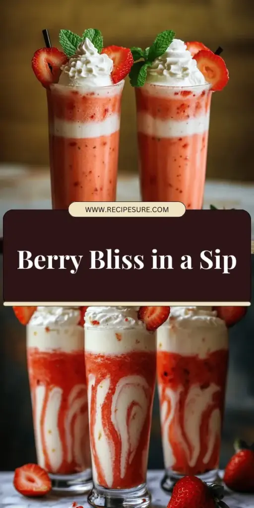 Indulge in the summer delight of the Berry Bliss Strawberry Milkshake! This simple and refreshing recipe brings together fresh strawberries, creamy ice cream, and milk for a delicious treat that’s perfect for any gathering or a quick afternoon pick-me-up. With easy steps and customizable sweetness, you can enjoy this nostalgic beverage any time you crave a cool indulgence. Click through to discover the full recipe and bring a taste of summer to your kitchen!