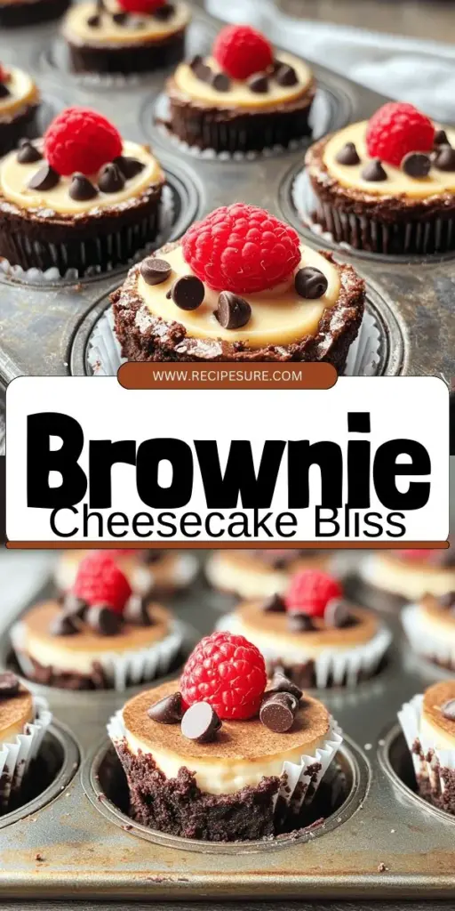 Satisfy your sweet tooth with these irresistible Brownie Bottom Mini Cheesecakes! This decadent dessert combines a fudgy chocolate brownie base with creamy cheesecake for the ultimate treat. Perfect for any occasion, these mini desserts are easy to make and visually stunning. Follow our simple recipe to create your own and impress your friends and family. Click through for step-by-step instructions and tips to elevate your dessert game!