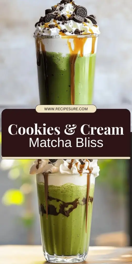 Quench your thirst with a delightful Cookies & Cream Matcha Frappe that's both refreshing and indulgent! This unique recipe combines the earthy taste of matcha green tea with the sweet crunch of Oreo cookies, creating a perfect treat for any occasion. Easy to make and packed with health benefits, this frappe is a must-try. Click through to discover the simple steps to craft your cozy drink at home and impress your friends with this delicious flavor fusion!