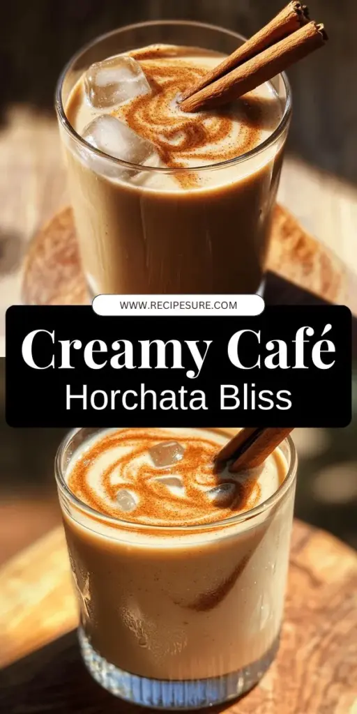 Indulge in a delicious twist on a classic favorite with our Creamy Café Horchata recipe! This delightful drink combines the rich flavors of coffee with the creamy sweetness of traditional horchata, making it perfect for any time of day. Discover how easy it is to whip up this refreshing beverage at home and impress your guests. Click through to explore the full recipe and start your horchata adventure today!