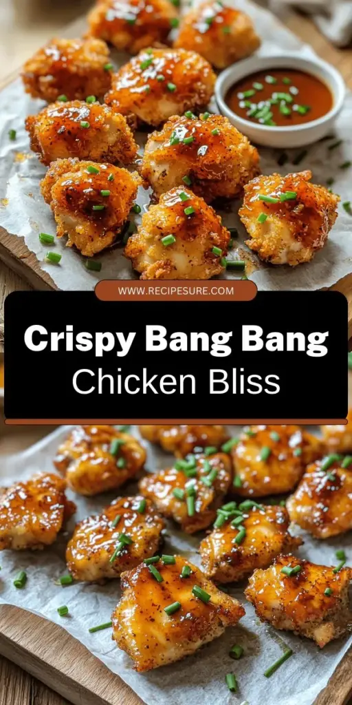 Savor the deliciousness of Crispy Bang Bang Chicken, a mouthwatering dish that combines tender, juicy chicken with a satisfyingly crunchy coating, all smothered in a creamy, spicy Bang Bang sauce. Perfect for family dinners or gatherings, this recipe is sure to impress your guests and satisfy your cravings. Click to explore the step-by-step instructions and get ready to delight your taste buds with this flavorful culinary masterpiece!