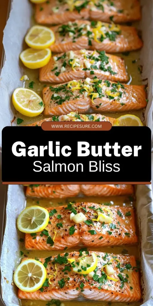 Discover the best garlic butter baked salmon recipe that combines simplicity with gourmet flavor! This delicious dish features tender, flaky salmon infused with rich garlic and buttery goodness, making it perfect for any occasion. Packed with omega-3 fatty acids and high-quality protein, it's not only a treat for your taste buds but also a nutritional powerhouse. Click through to explore the full recipe and impress your loved ones with a delightful meal that’s easy to make!