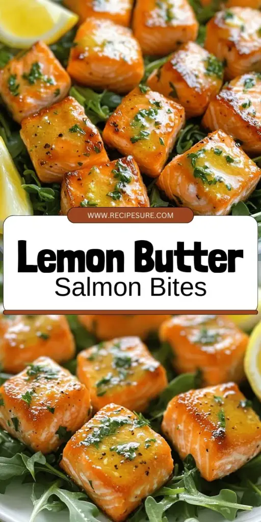 Indulge in the deliciousness of Savory Lemon Butter Salmon Bites, a recipe that perfectly marries simplicity, flavor, and nutrition. In under 30 minutes, you'll create succulent salmon bites coated in a creamy lemon butter sauce that tantalizes your taste buds. Perfect for any occasion, this dish is both impressive and easy to prepare. Ready to elevate your cooking? Click through to explore the full recipe and bring this delightful appetizer to life in your kitchen!