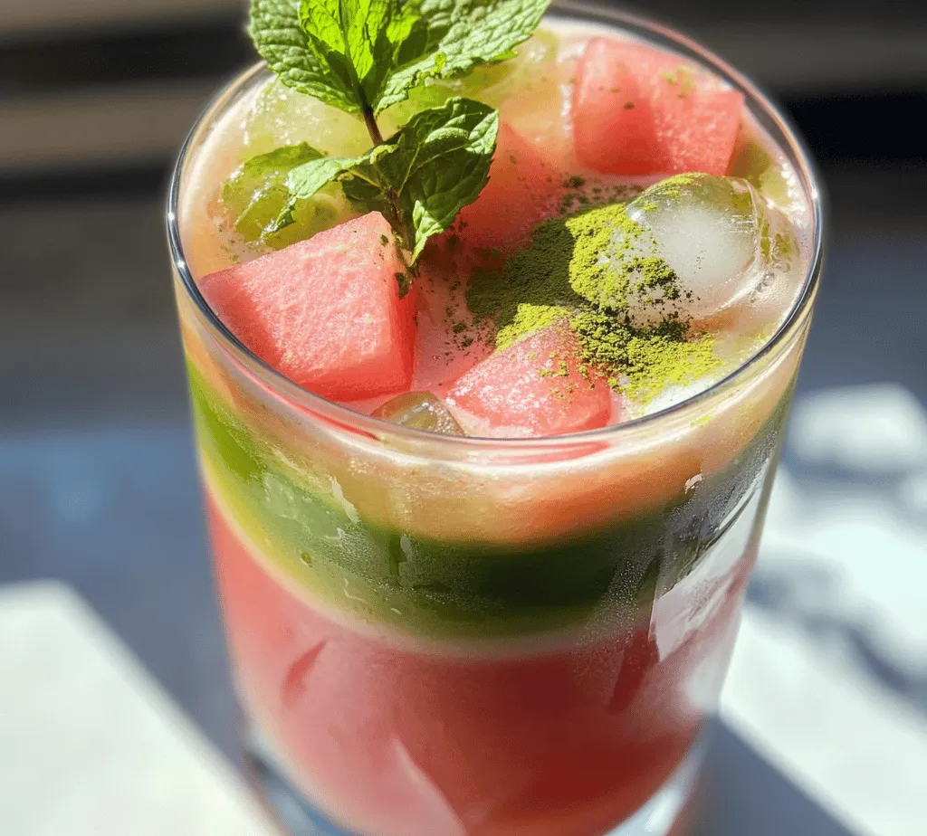 As the sun shines brighter and temperatures begin to soar, the quest for refreshing beverages that not only quench thirst but also nourish the body becomes paramount. Enter the Watermelon Matcha Refresher—a delightful fusion that combines the juicy sweetness of watermelon with the earthy, invigorating notes of matcha. This drink is not merely a treat for your taste buds; it’s a powerhouse of hydration and antioxidants, making it an ideal choice for hot summer days.