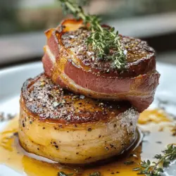 When it comes to premium cuts of meat, the filet mignon reigns supreme. Known for its tenderness and rich flavor, this cut is often considered the epitome of fine dining. Whether served at a lavish restaurant or prepared at home for a special occasion, filet mignon has a reputation for leaving a lasting impression. But what if you could elevate this already exquisite dish to new heights? Enter the Bacon Bliss Filet Mignon—a delightful fusion of flavors that marries the buttery softness of filet mignon with the savory, smoky crunch of bacon. This recipe promises to transform an ordinary dinner into an extraordinary culinary experience, making it an ideal choice for special celebrations and indulgent nights in.