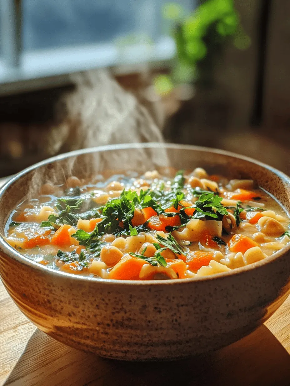 To fully appreciate the beauty of this Hearty Chickpea & Veggie Soup with Ditalini, we must first explore the individual ingredients that contribute to its flavor and nutritional profile. This section will delve into the benefits of chickpeas, the role of fresh vegetables, the significance of ditalini pasta, and the advantages of using vegetable broth.