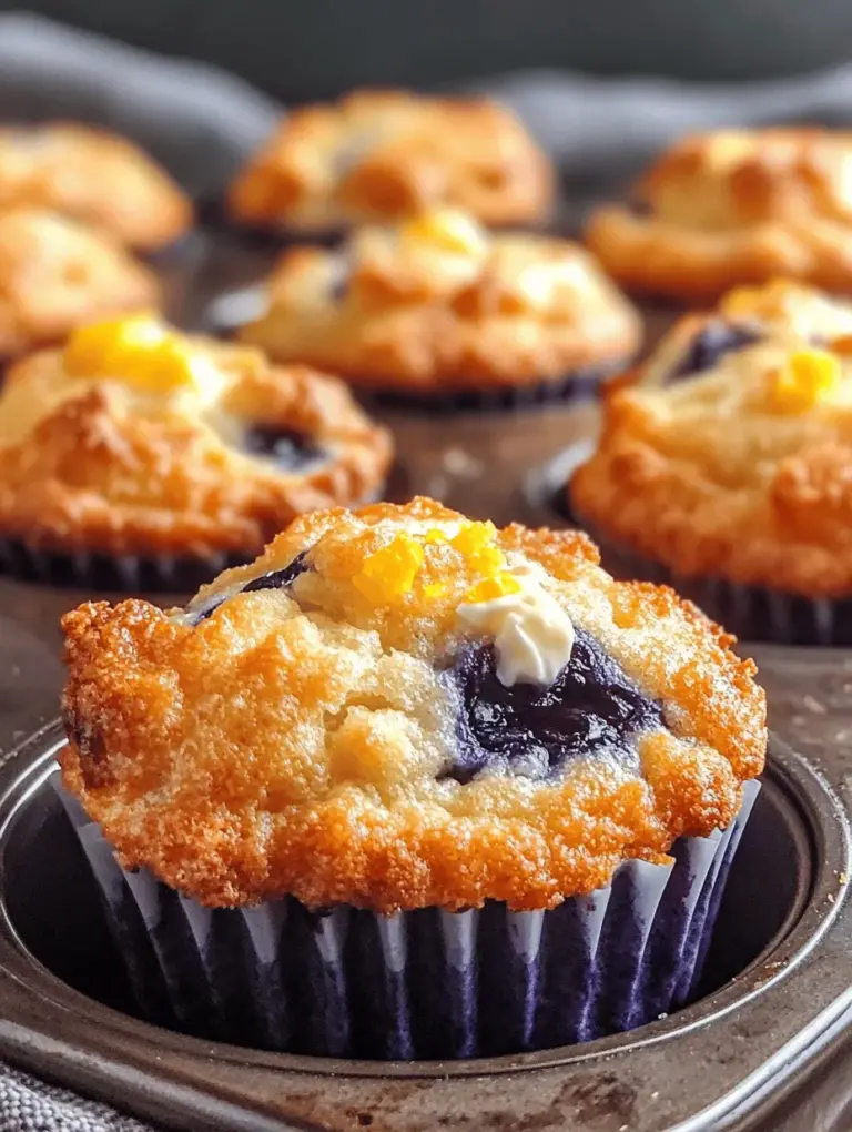 Muffins are a beloved staple in many households, celebrated for their versatility and delightful flavors. They serve as the perfect companion for breakfast, a satisfying snack during the day, or even a sweet treat for any occasion. Among the myriad of muffin flavors, blueberry muffins stand out as a classic favorite. However, we’re elevating this traditional treat with a unique twist—introducing Berrylicious Blueberry Cream Cheese Muffins.