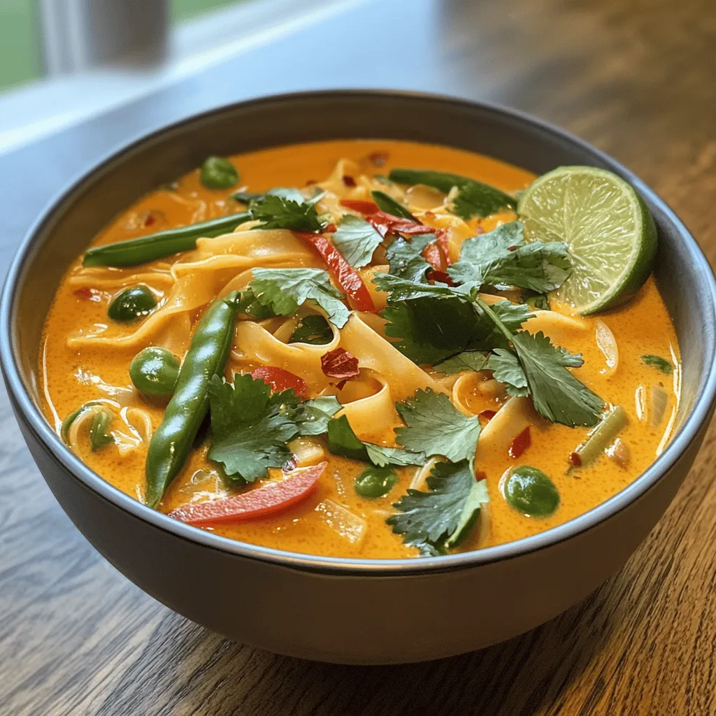 Thai cuisine is renowned for its vibrant flavors, aromatic herbs, and the perfect balance between sweet, sour, salty, and spicy elements. With its colorful dishes and bold tastes, it's no wonder that Thai food has gained a loyal following around the globe. Among the myriad of options available, Spicy Thai Red Curry Noodle Soup stands out as a comforting dish that warms the soul. This delightful soup offers a harmonious blend of flavors, making it a staple in many Thai households.