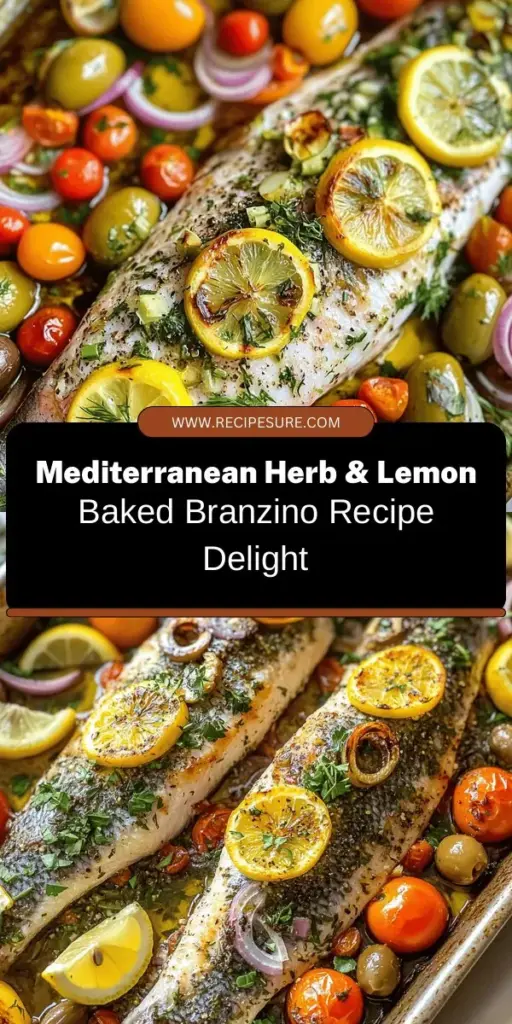 Embark on a culinary journey with our Mediterranean Herb and Lemon Baked Branzino recipe! This delicious dish highlights the delicate flavors of Branzino paired with fresh herbs and zesty lemon, perfect for any occasion. Learn about the health benefits of this nutrient-rich fish and discover the art of Mediterranean cooking. Get inspired to create a memorable meal that brings friends and family together. #Branzino #Mediterranean #HealthyEating #SeafoodRecipes #CulinaryJourney