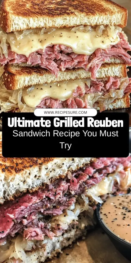 Discover the classic charm of the grilled Reuben sandwich with our ultimate guide! This delicious combination of corned beef, Swiss cheese, sauerkraut, and tangy dressing on crispy rye bread is perfect for any meal. Learn how to elevate your homemade Reuben with fresh ingredients and expert grilling tips. Whether you're a traditionalist or looking to experiment, this sandwich is a culinary delight you won't want to miss! #ReubenSandwich #ComfortFood #Grilling #HomemadeDelight #CookingTips #Foodie