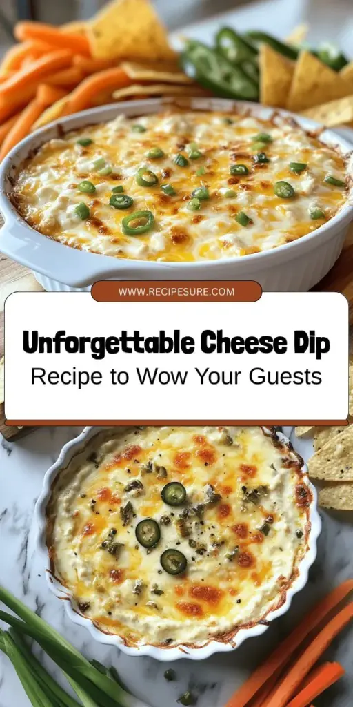 Elevate your gatherings with the cheese dip that will make you famous! This creamy, flavorful dip blends sharp cheddar, cream cheese, sour cream, and a touch of spice, creating a masterpiece that will keep your guests coming back for more. Perfect for game days, parties, or cozy nights in, this irresistible dip doubles as a conversation starter. Dive into the recipe to impress your friends and family! #CheeseDip #PartyFood #AppetizerIdeas #Foodie #HostingTips #CheeseLovers