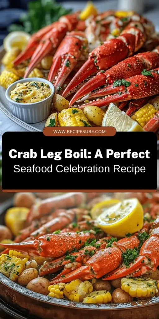 Dive into the flavorful world of a Crab Leg Boil Delight—perfect for gatherings with family and friends! This seafood feast combines succulent crab legs, hearty vegetables, and aromatic seasonings, creating a memorable experience filled with joy and togetherness. With a step-by-step guide, you'll learn how to prepare this delicious dish from fresh crab to the perfect garlic butter sauce. Bring everyone to the table for a celebration of flavors! #CrabLegBoil #SeafoodFeast #FamilyGathering #CookingTogether #RecipeIdeas