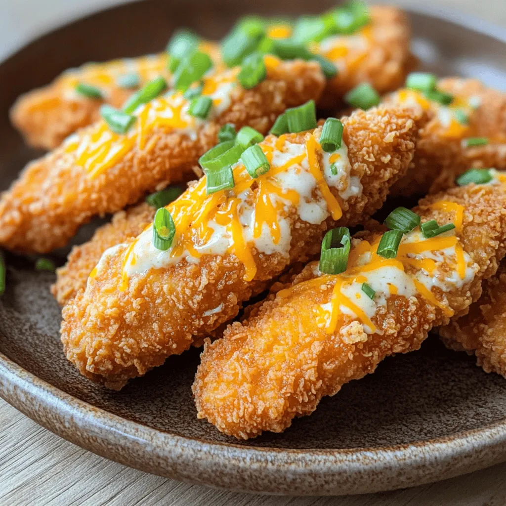 What are the key ingredients for making Crack Chicken Tenders? To make crack chicken tenders, you need simple, tasty ingredients. First, grab 1 pound of chicken tenders. Next, a packet of ranch seasoning mix adds great flavor. You will also need 1 cup of softened cream cheese. This gives the tenders a creamy texture. Add 1/2 cup of shredded cheddar cheese for richness.