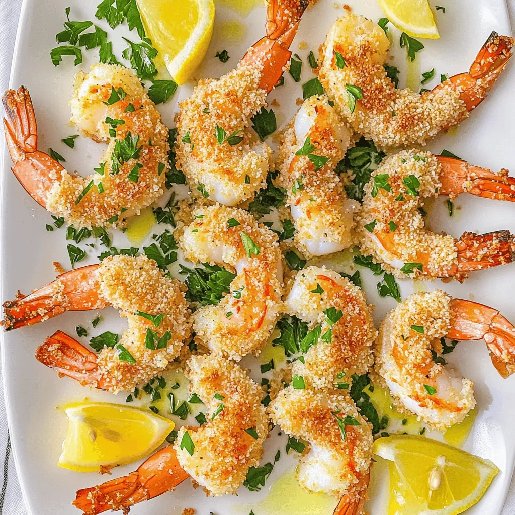 To make the magic crispy baked shrimp, you need simple and fresh ingredients. The main star is 1 pound of large shrimp. Make sure they are peeled and deveined. This saves time and makes eating easier.