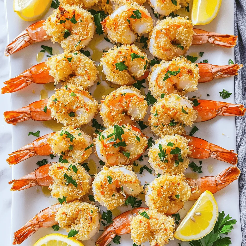 To make the magic crispy baked shrimp, you need simple and fresh ingredients. The main star is 1 pound of large shrimp. Make sure they are peeled and deveined. This saves time and makes eating easier.