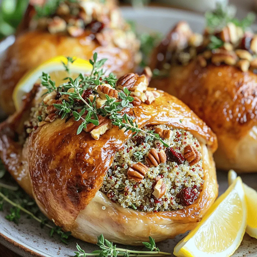 Cornish game hens are small birds, often weighing about two pounds. They are not baby chickens; they are a distinct breed. Their size makes them ideal for individual servings. You can think of them as the perfect portion for one person.