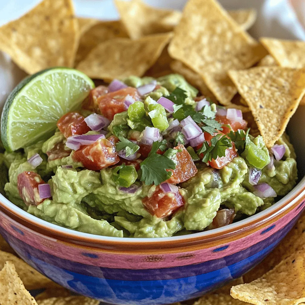 To make the best homemade adobo guacamole, you need fresh and quality ingredients. The traditional guacamole ingredients start with ripe avocados. You want three ripe avocados for a creamy texture. I like to use Hass avocados. They have great flavor and a smooth texture.