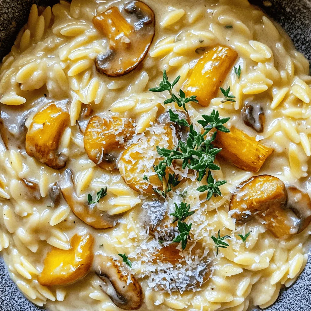 Pasta dishes have an undeniable charm, captivating our hearts and palates with their rich flavors and satisfying textures. Among the myriad of pasta recipes, creamy pasta dishes hold a special place, effortlessly combining comfort and indulgence. One such delightful dish is Creamy Mushroom Orzo—a recipe that embodies the essence of warmth and authenticity in every bite. This dish not only serves as an excellent meal for cozy nights at home but also shines as an impressive option for gatherings and celebrations.