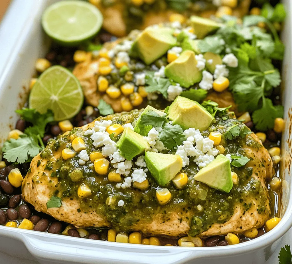 Salsa Verde Chicken Fiesta is a lively and vibrant dish that brings together a medley of fresh ingredients, bold flavors, and healthy nutrition. This delightful recipe showcases the hallmark of Mexican cuisine, with its zesty salsa verde and perfectly cooked chicken as the stars of the show. Ideal for weeknight dinners, festive gatherings, or meal prep, this dish caters to a variety of dietary preferences and can easily be customized to suit individual tastes.