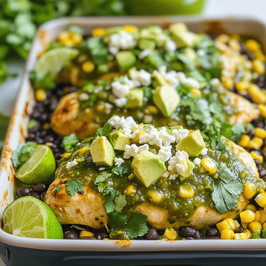 Salsa Verde Chicken Fiesta is a lively and vibrant dish that brings together a medley of fresh ingredients, bold flavors, and healthy nutrition. This delightful recipe showcases the hallmark of Mexican cuisine, with its zesty salsa verde and perfectly cooked chicken as the stars of the show. Ideal for weeknight dinners, festive gatherings, or meal prep, this dish caters to a variety of dietary preferences and can easily be customized to suit individual tastes.