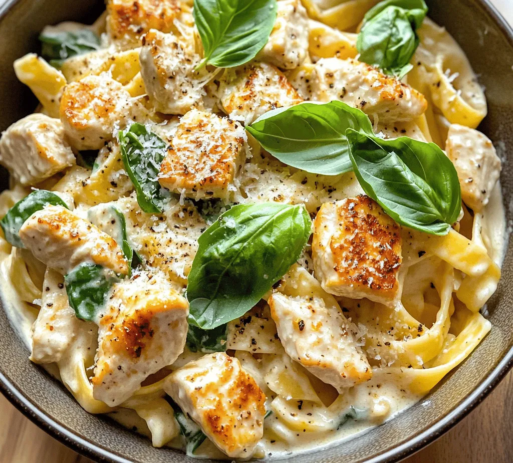 In today's fast-paced world, finding a delicious meal that can be prepared quickly is a treasure. Enter the Creamy Chicken Pasta Delight, a comforting dish that combines tender chicken, rich cream, and fresh spinach, all enveloped in perfectly cooked pasta. This recipe not only tantalizes the taste buds but also offers a satisfying dining experience for families and friends alike. Whether you're a novice cook or a seasoned chef, this dish is sure to impress.