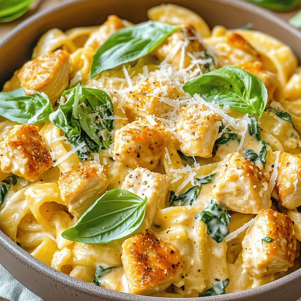 In today's fast-paced world, finding a delicious meal that can be prepared quickly is a treasure. Enter the Creamy Chicken Pasta Delight, a comforting dish that combines tender chicken, rich cream, and fresh spinach, all enveloped in perfectly cooked pasta. This recipe not only tantalizes the taste buds but also offers a satisfying dining experience for families and friends alike. Whether you're a novice cook or a seasoned chef, this dish is sure to impress.