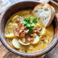 New England clam chowder is more than just a dish; it represents a rich culinary tradition that has been cherished in the northeastern United States for centuries. This creamy, hearty soup embodies comfort, making it a favorite whether enjoyed on a chilly winter evening or a breezy summer day. The beauty of clam chowder lies in its ability to bring warmth and satisfaction, drawing family and friends together around the dinner table.