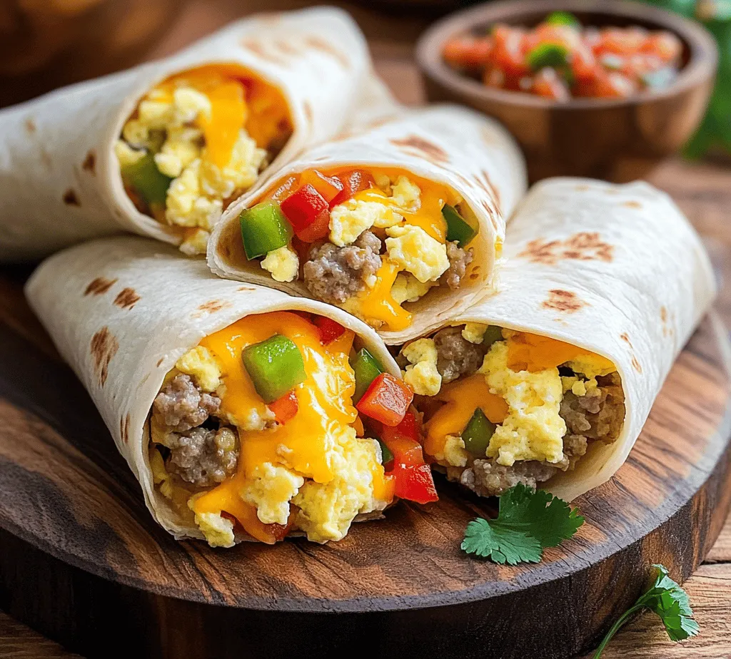 Incorporating meal prep into your weekly routine can dramatically reduce stress during busy mornings. Freezer breakfast burritos allow you to batch-cook a large quantity of meals that are ready to go. This means that when the alarm rings and you’re short on time, you can simply grab a burrito from the freezer, heat it up, and enjoy a wholesome breakfast in minutes.