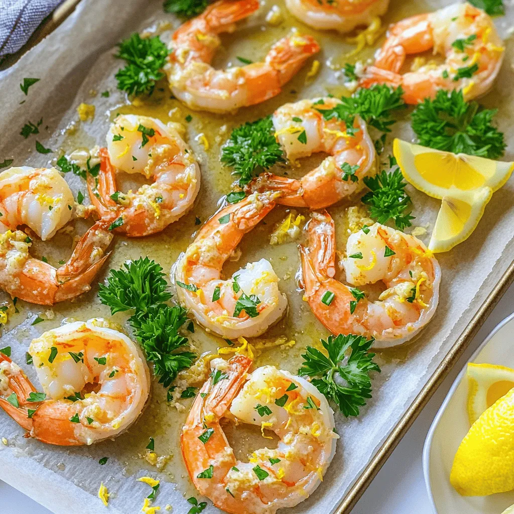 The oven baked shrimp recipe needs just a few key ingredients to shine.