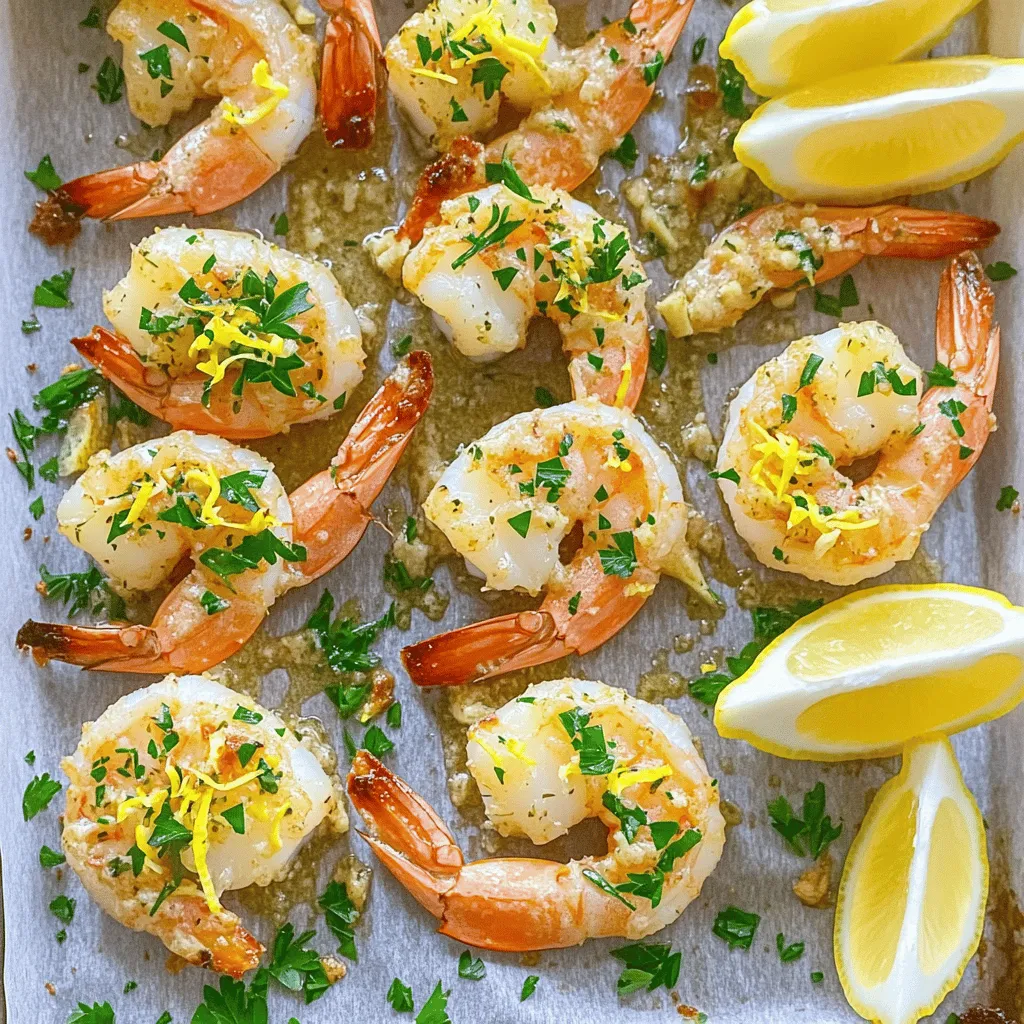 The oven baked shrimp recipe needs just a few key ingredients to shine.