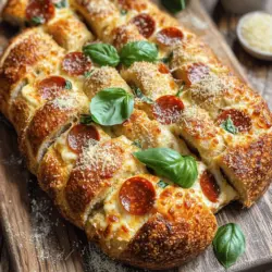 Pull-apart bread has taken the culinary world by storm, becoming a beloved choice for gatherings, parties, and cozy family dinners alike. Its irresistible combination of soft, warm bread and savory fillings makes it a crowd-pleaser that appeals to both kids and adults. Among the myriad variations, the Cheesy Pepperoni Pull Apart Bread stands out as a delightful fusion of flavors that brings together the comfort of freshly baked bread with the indulgence of gooey cheese and flavorful pepperoni.