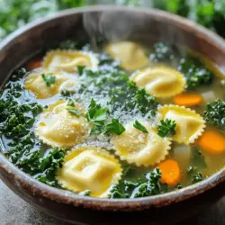 As the temperature drops and the days grow shorter, there's nothing quite like a warm bowl of soup to wrap you in comfort. Cozy Ravioli Soup brings together the heartiness of pasta and the warmth of a flavorful broth, making it an ideal dish for those chilly evenings. This delightful recipe is not only easy to prepare but also incredibly satisfying, offering a taste of home in every spoonful.